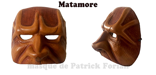 Masque de Matamore, personnage de la commedia dell'arte
