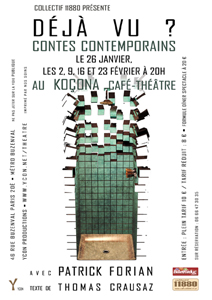 Poster of the show: Déjà Vu? Contemporary tales