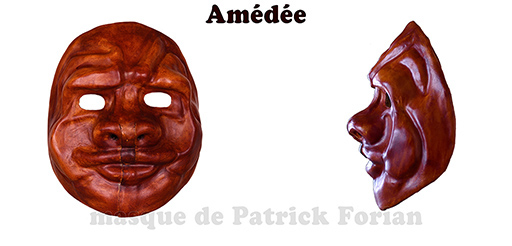 Amédée, masque expressif