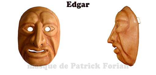 Edgar, masque expressif