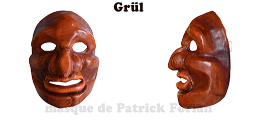 Grül, masque expressif