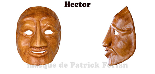 Hector, masque expressif