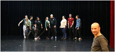 stage d'improvisation théâtrale : Expression corporelle et masques ; exercices